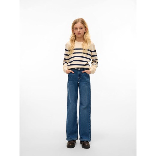 Vero Moda Girl Sweter &quot;Saba&quot; w kolorze kremowym ze sklepu Limango Polska w kategorii Swetry dziewczęce - zdjęcie 181218973