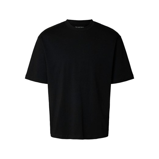 SELECTED HOMME Koszulka w kolorze czarnym ze sklepu Limango Polska w kategorii T-shirty męskie - zdjęcie 181218992