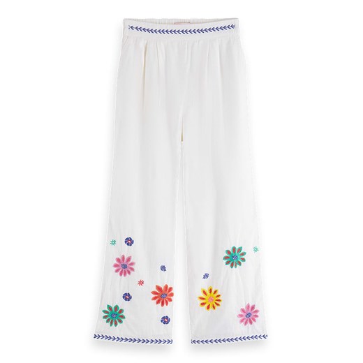 Scotch &amp; Soda Spodnie w kolorze białym ze sklepu Limango Polska w kategorii Spodnie dziewczęce - zdjęcie 181219123