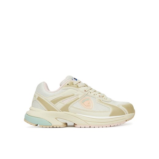 Blauer Sneakersy S5MOON01/MEG Écru ze sklepu MODIVO w kategorii Buty sportowe damskie - zdjęcie 181219411