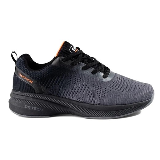 Sportowe buty damskie czarno-szare DK czarne ze sklepu ButyModne.pl w kategorii Buty sportowe damskie - zdjęcie 181220300