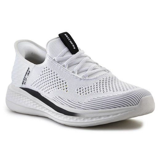 Buty do biegania Skechers Slip-ins RF Slade Quinto białe ze sklepu ButyModne.pl w kategorii Buty sportowe męskie - zdjęcie 181220301