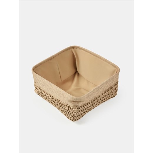 Sinsay - Kosz do przechowywania - beżowy Sinsay One Size Sinsay