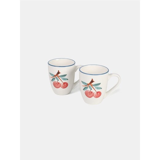 Sinsay - Kubki z owocowym motywem 2 pack - błękitny ze sklepu Sinsay w kategorii Kubki - zdjęcie 181223180