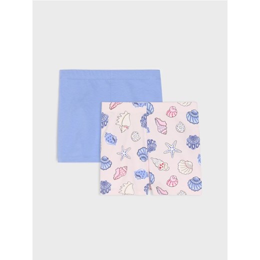 Sinsay - Krótkie legginsy 2 pack - wielobarwny Sinsay 110 Sinsay