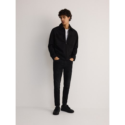 Reserved - Jeansy skinny z efektem sprania - czarny ze sklepu Reserved w kategorii Jeansy męskie - zdjęcie 181223893