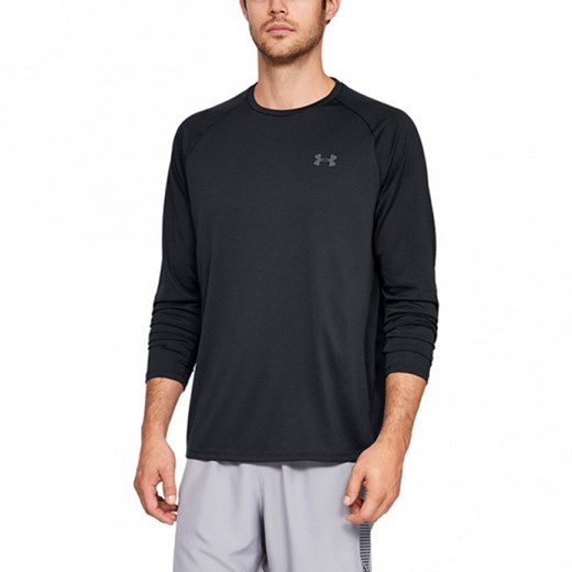 Męski longsleeve treningowy UNDER ARMOUR Tech 2.0 LS - czarny ze sklepu Sportstylestory.com w kategorii T-shirty męskie - zdjęcie 181224204