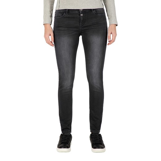 Timezone Dżinsy &quot;Aleena&quot; - Slim fit - w kolorze antracytowym ze sklepu Limango Polska w kategorii Jeansy damskie - zdjęcie 181224680