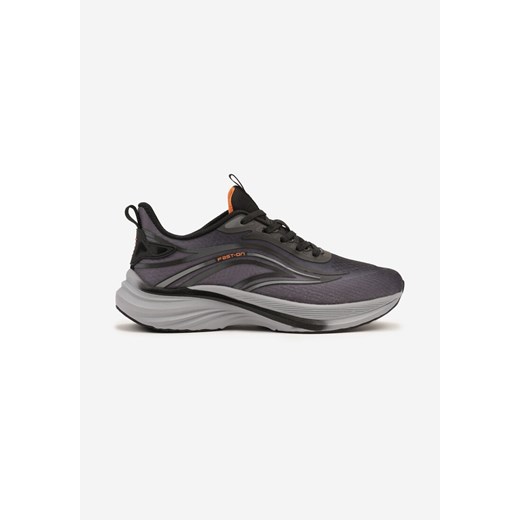 Ciemnoszare Buty Sportowe Sneakersy na Piankowej Podeszwie Linasela ze sklepu born2be.pl w kategorii Buty sportowe męskie - zdjęcie 181225842