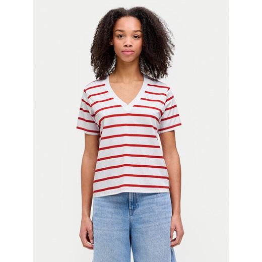 JJXX T-Shirt Annie 12257577 Biały Regular Fit ze sklepu MODIVO w kategorii Bluzki damskie - zdjęcie 181227213