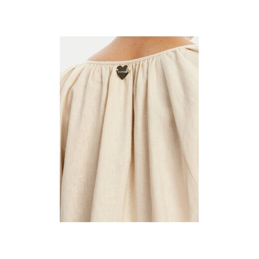 TWINSET Bluzka 251LM2QFF Beżowy Regular Fit Twinset S MODIVO