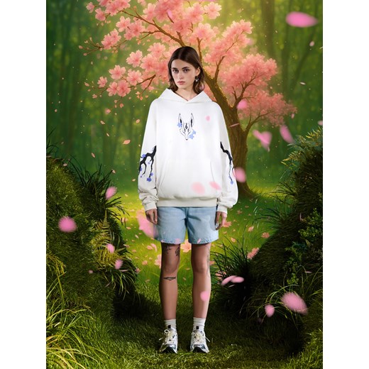 Cropp - Bluza z Ahri z League of Legends - kremowy ze sklepu Cropp w kategorii Bluzy damskie - zdjęcie 181230394