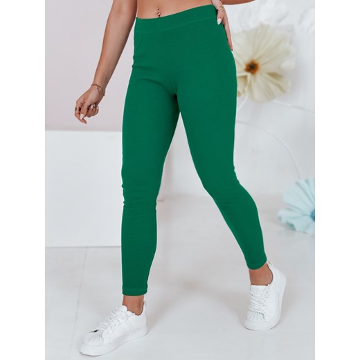 Legginsy damskie CALIFORNIA TEAM zielone Dstreet UY1413 ze sklepu DSTREET.PL w kategorii Spodnie damskie - zdjęcie 181230933