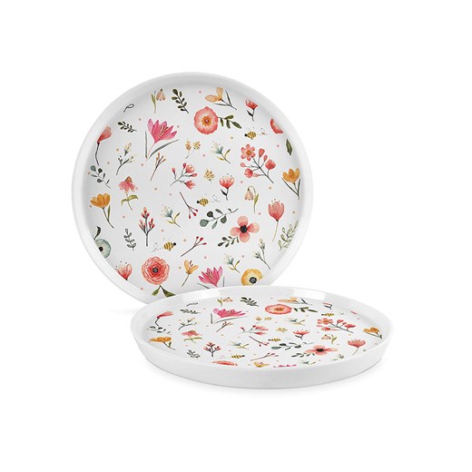 ppd Talerzyk deserowy &quot;Oh Happy Day&quot; w kolorze białym ze wzorem - Ø 21 cm ze sklepu Limango Polska w kategorii Talerze - zdjęcie 181232411