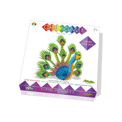CREAGAMI Origami 3D &quot;Peacock&quot; - 7+ ze sklepu Limango Polska w kategorii Zabawki - zdjęcie 181232413