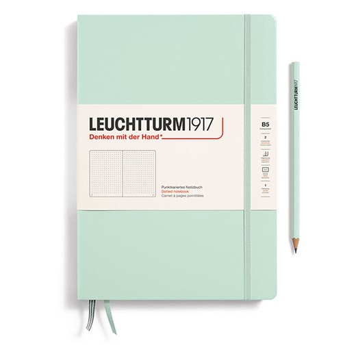 LEUCHTTURM1917 Notatnik w kolorze miętowym w kropki - B5 ze sklepu Limango Polska w kategorii Akcesoria biurowe - zdjęcie 181232590