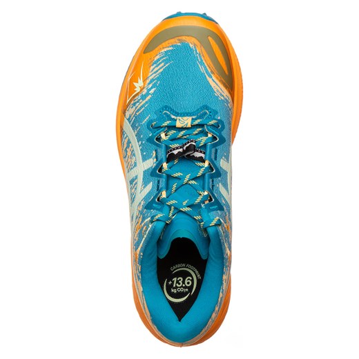 asics Buty &quot;Fuji Lite 5&quot; w kolorze niebiesko-pomarańczowym do biegania 43,5 okazja Limango Polska