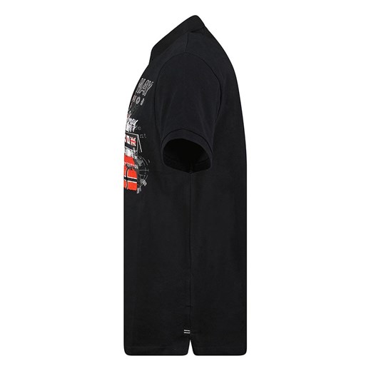 Geographical Norway Koszulka polo &quot;Ketchup&quot; w kolorze czarnym Geographical Norway 140 Limango Polska wyprzedaż