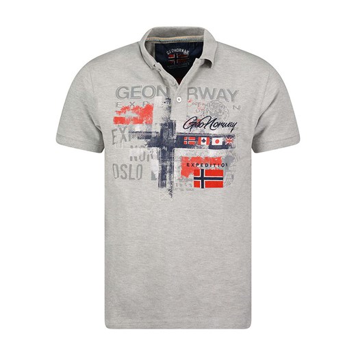 Geographical Norway Koszulka polo &quot;Ketchup&quot; w kolorze jasnoszarym ze sklepu Limango Polska w kategorii T-shirty chłopięce - zdjęcie 181233191