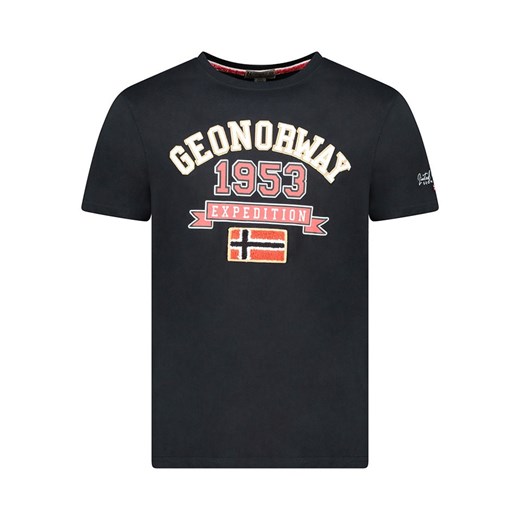 Geographical Norway Koszulka &quot;Jollegio&quot; w kolorze czarnym ze sklepu Limango Polska w kategorii T-shirty chłopięce - zdjęcie 181233214