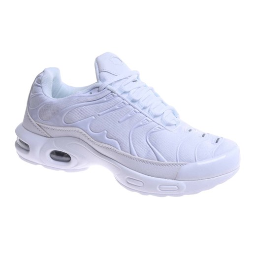 Białe wiązane męskie buty sportowe /G6-1 17626 T688/ ze sklepu Pantofelek24.pl w kategorii Trampki męskie - zdjęcie 181234312