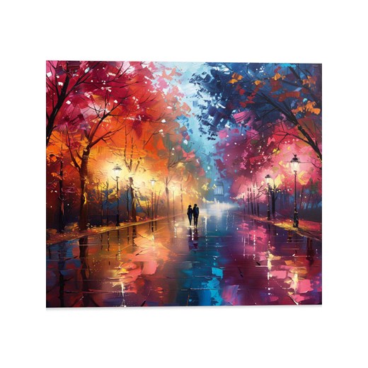 Orangewallz Druk artystyczny &quot;Evening Walk&quot; - 70 x 50 cm ze sklepu Limango Polska w kategorii Obrazy - zdjęcie 181234410