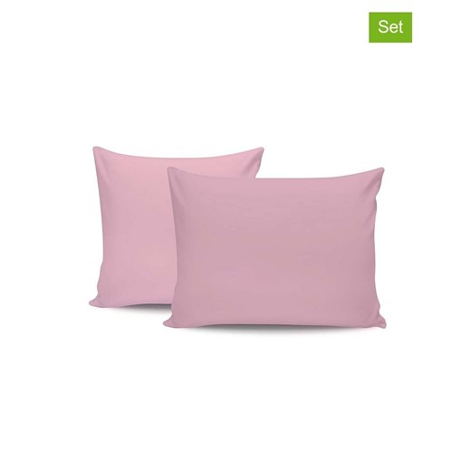MIX&amp;MATCH Poszewki renforcè (2 szt.) w kolorze jasnoróżowym na poduszkę ze sklepu Limango Polska w kategorii Poszewki na poduszki - zdjęcie 181234430