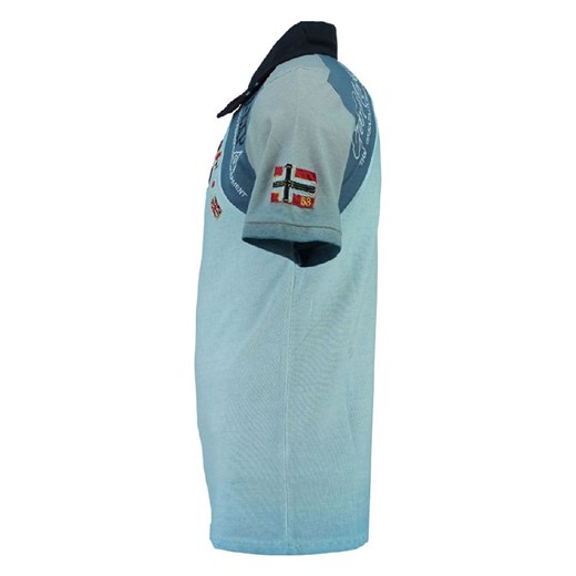 Geographical Norway Koszulka polo &quot;Kasri&quot; w kolorze błękitnym Geographical Norway 140 promocyjna cena Limango Polska