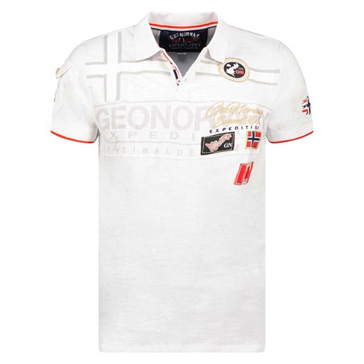 Geographical Norway Koszulka polo &quot;Karadock&quot; w kolorze białym ze sklepu Limango Polska w kategorii T-shirty chłopięce - zdjęcie 181235050