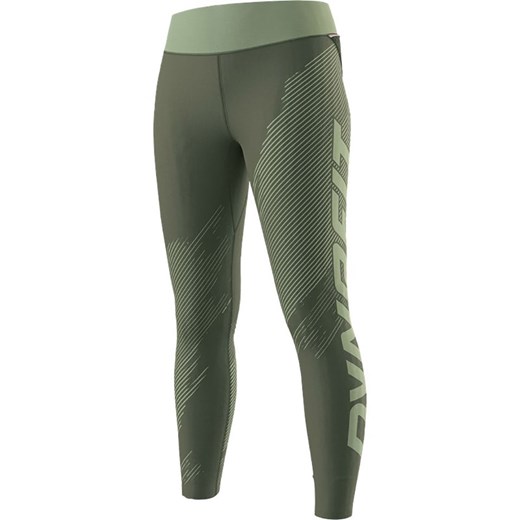 DYNAFIT Legginsy funkcyjne &quot;ULTRA GRAPHIC&quot; w kolorze zielonym Dynafit L okazja Limango Polska