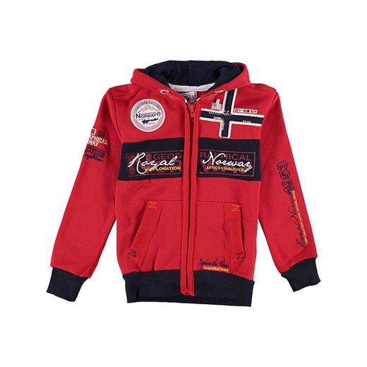 Geographical Norway Bluza &quot;Flyer&quot; w kolorze czerwonym ze sklepu Limango Polska w kategorii Bluzy chłopięce - zdjęcie 181235110