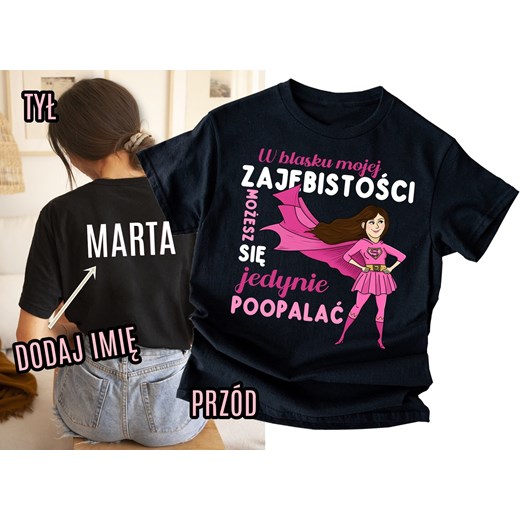 Bluzka damska Timeforf z krótkimi rękawami z okrągłym dekoltem