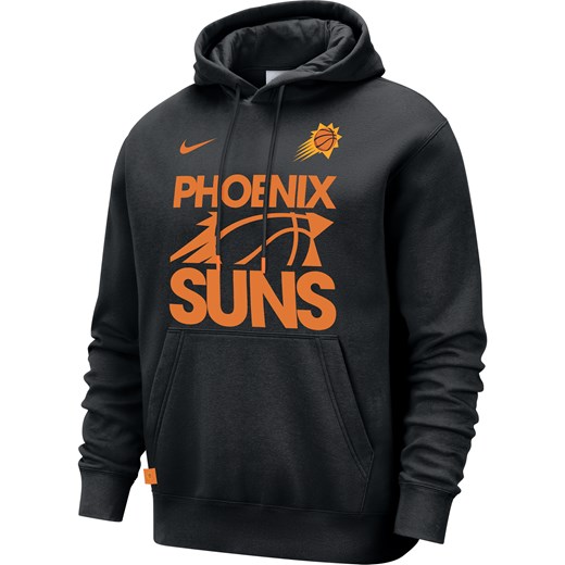 Męska bluza z kapturem Nike NBA Phoenix Suns Club Courtside - Czerń ze sklepu Nike poland w kategorii Bluzy męskie - zdjęcie 181235724