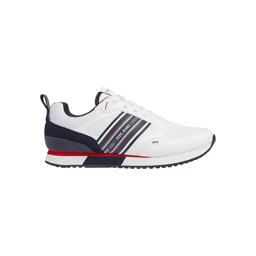 Pepe Jeans FOOTWEAR Sneakersy &quot;Dublin Young&quot; w kolorze białym ze sklepu Limango Polska w kategorii Buty sportowe męskie - zdjęcie 181236361