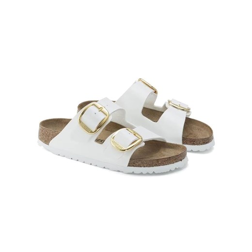 Birkenstock Klapki "Arizona" w kolorze białym 39 Limango Polska wyprzedaż