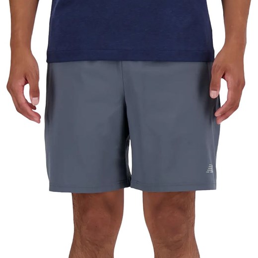 Spodenki męskie New Balance MS41232GT - szare ze sklepu streetstyle24.pl w kategorii Spodenki męskie - zdjęcie 181236632