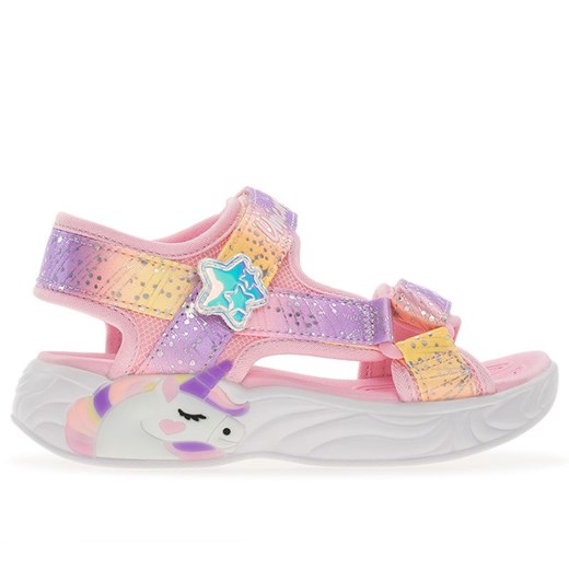 Sandały dziecięce Skechers Unicorn Dreams Majestic Bliss 302682LLPMT - różowe ze sklepu streetstyle24.pl w kategorii Sandały dziecięce - zdjęcie 181236640