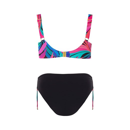 Dwuczęściowy strój kąpielowy Self S 937 V1MI9 Marmaris 9, Kolor czarno-różowy-wzór, Rozmiar 42D/XL, Self ze sklepu Intymna w kategorii Stroje kąpielowe - zdjęcie 181236704