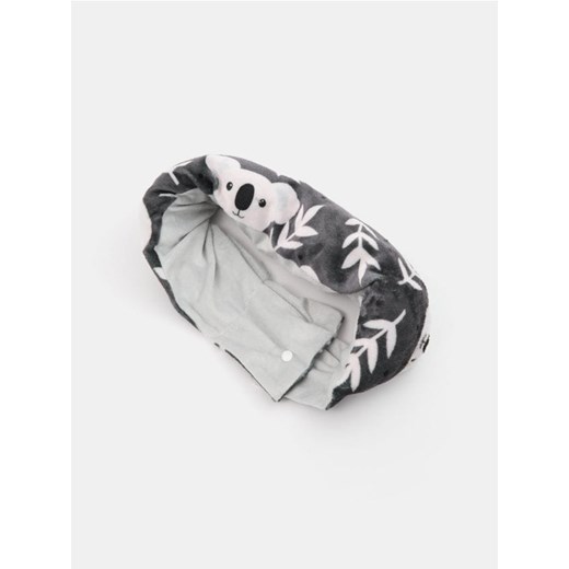 Sinsay - Koc z funkcją zagłówka na szyję - szary Sinsay One Size Sinsay