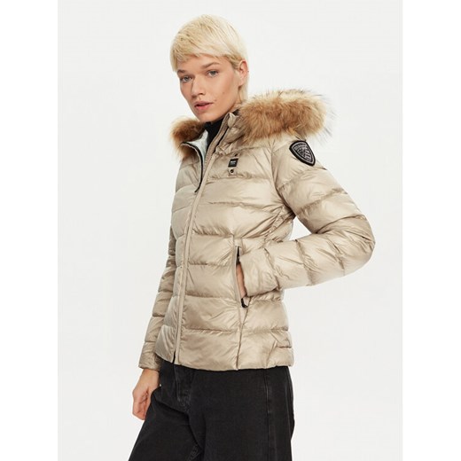 Blauer Kurtka puchowa 24WBLDC03038 Beżowy Regular Fit ze sklepu MODIVO w kategorii Kurtki damskie - zdjęcie 181238542