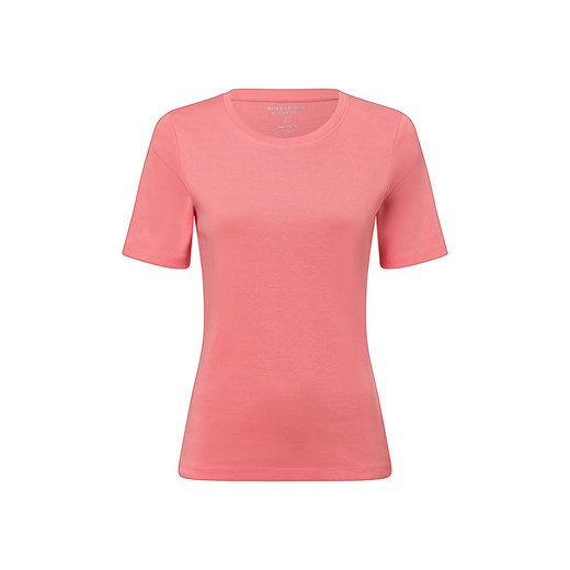 brookshire T-shirt damski Kobiety Bawełna koralowy jednolity ze sklepu vangraaf w kategorii Bluzki damskie - zdjęcie 181239933