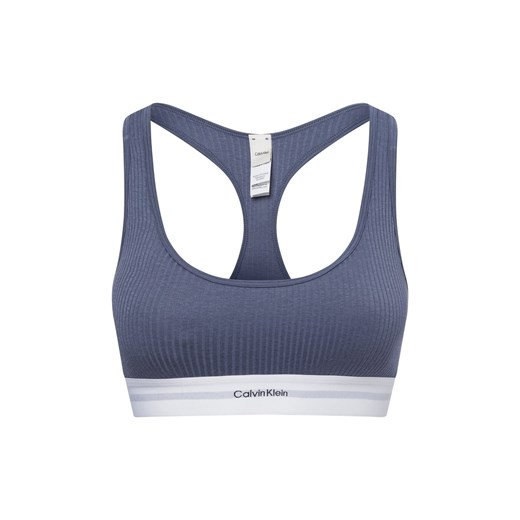 Calvin Klein Biustonosz damski Kobiety Bawełna niebieski jednolity ze sklepu vangraaf w kategorii Biustonosze - zdjęcie 181239950
