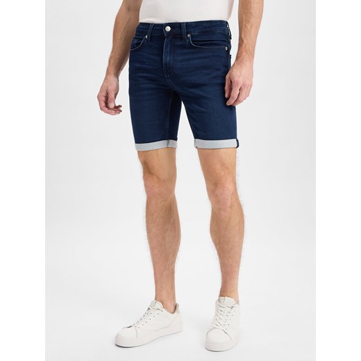 Only&Sons Męskie spodenki jeansowe - Noos Mężczyźni indygo jednolity ze sklepu vangraaf w kategorii Spodenki męskie - zdjęcie 181240044
