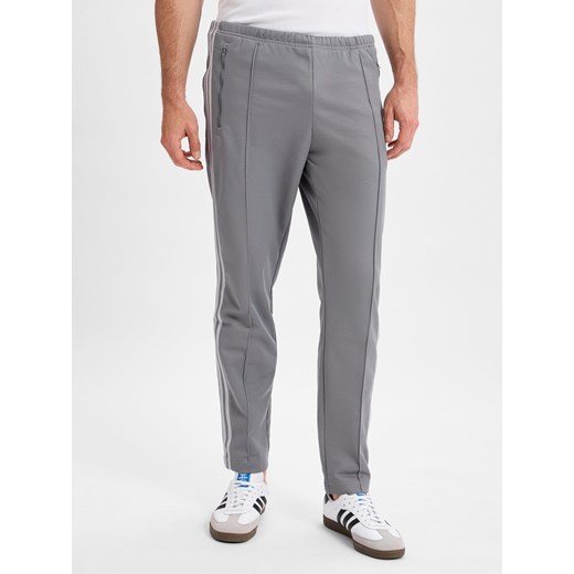 adidas Originals Męskie spodnie do biegania - Classic TP Mężczyźni szary jednolity ze sklepu vangraaf w kategorii Spodnie męskie - zdjęcie 181240134