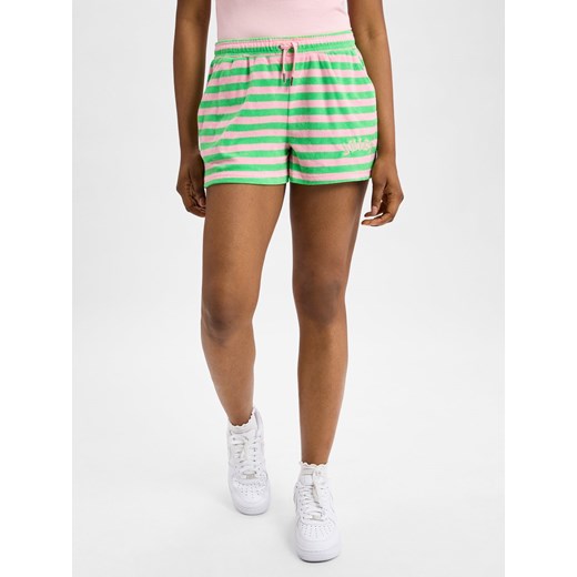 Juicy by Juicy Couture Damskie spodenki ręcznikowe Kobiety różowy w paski ze sklepu vangraaf w kategorii Szorty - zdjęcie 181240163