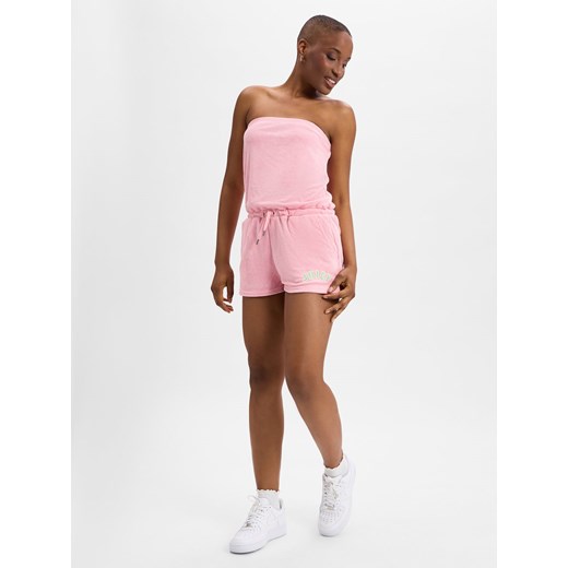 Juicy by Juicy Couture Kombinezon damski bandeau Kobiety różowy jednolity ze sklepu vangraaf w kategorii Kombinezony damskie - zdjęcie 181240164