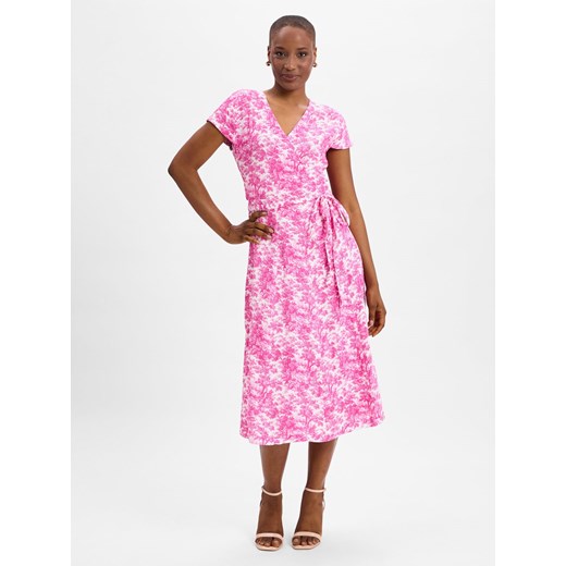 Marie Lund Damska sukienka na co dzień Kobiety Bawełna wyrazisty róż wzorzysty - id: 759809-0002-00400 - marki Marie Lund - 181240224 Marie Lund Damska sukienka na co dzień Kobiety Bawełna wyrazisty róż wzorzysty ze sklepu vangraaf w kategorii Sukienki - zdjęcie 181240224