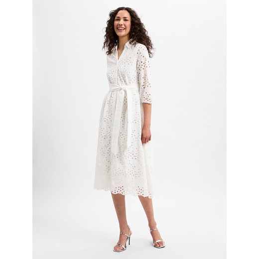 More & More Sukienka damska z bluzką Kobiety biały jednolity More & More 46 okazja vangraaf