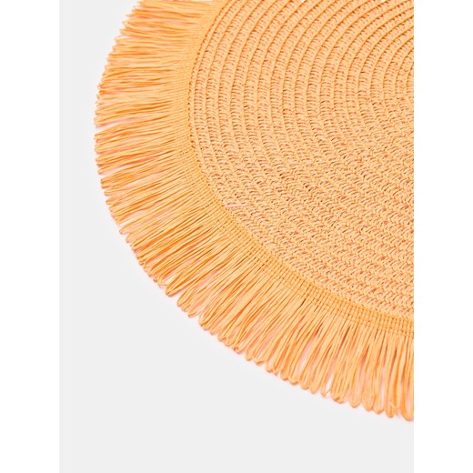 Sinsay - Podkładki na stół z frędzlami 2 pack - pomarańczowy Sinsay One Size Sinsay
