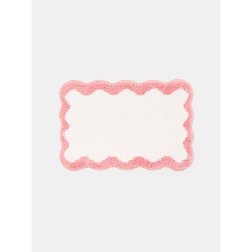 Sinsay - Dywanik łazienkowy z kolorową obwódką - różowy Sinsay One Size Sinsay